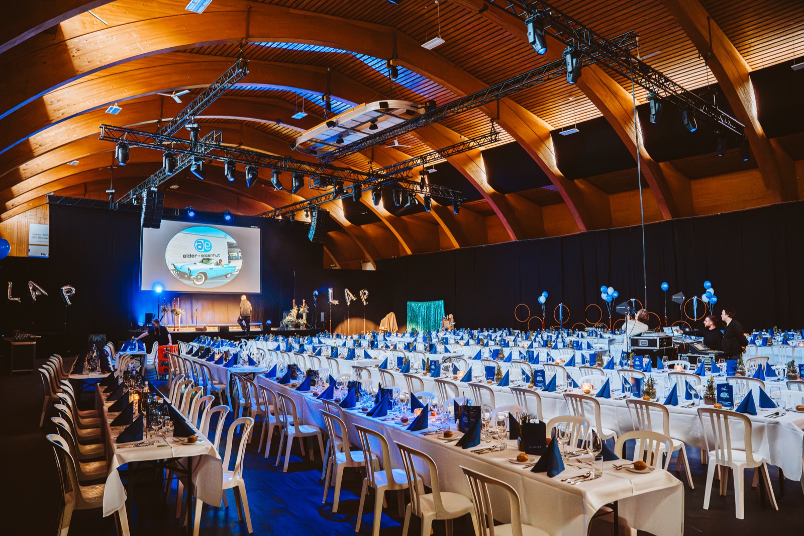 Eventtechnik im Einsatz