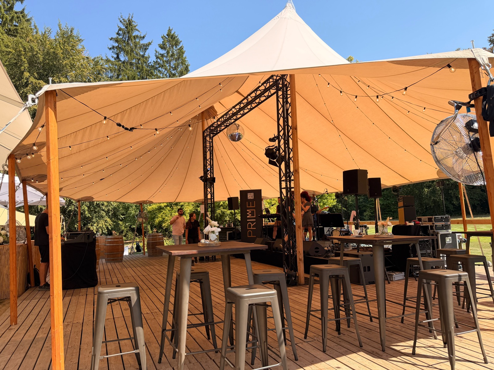 Eventtechnik im Einsatz